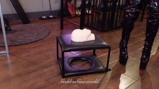 GODDESS GINA PRESENTS: 9" BOOTS FACE TRAMPLING