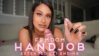 Femdom Handjob CEI