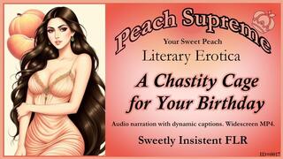 A Chastity Cage for Your Birthday [POV Erotic Audio] ***Visualized Audio Caption Video***