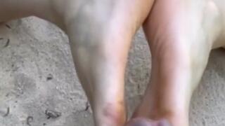 Outdoors Footjobs (MP4)