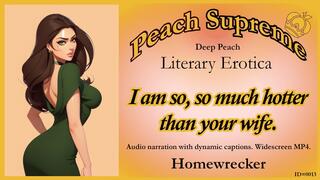 I am so, so much hotter than your wife. [POV Erotic Audio] ***Visualized Audio Caption Video***