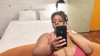 Ebony BBW gets Evil Dwarf to suck her delicious ass PART 1 By Thammy BBW and Evil Dwarf Cam full HD.
