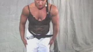 Ebony Judo Goddess Lifts and Posing