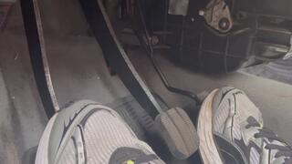 After half a day at the gym the car doesn't run well.