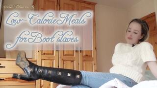 Low-Calorie Meals for Boot slaves