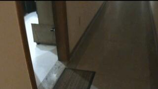 Alessandra in the neighbor tickling her soles atack