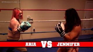 Aria Blake vs Jennifer Thomas Boxing Brawl