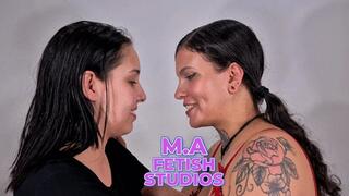 TASTY KISS BETWEEN QWEEN AND KIARA # FULL MOVIE # DELICIOUS AND DEEP KISS BETWEEN DELICIOUS BRAZILIAN GIRLS
