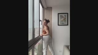 Don't mind my tampon string IM STILL HORNY