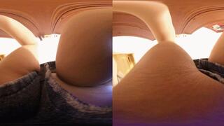 3DVR180 MARTINA POV humiliated the dwarf with her buttocks