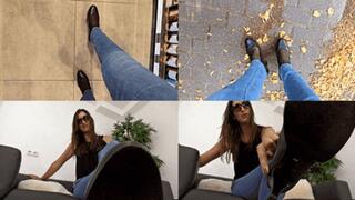 Clean these disgusting dirty shoe soles!