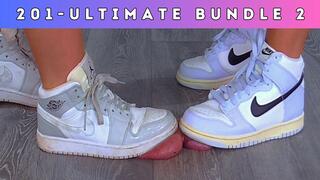 201. Goddess Amber & Miss Lucy - Pressing Your Face, Cock & Balls Flat Under Plexiglass & Our Nike Jordans - Ultimate Bundle 2 - Trample Trampling CBT Ballbusting Facebusting Crushing Crush Shoes Foot Feet Trainers Trainer Fetish