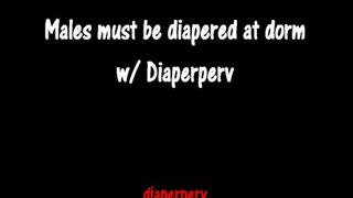 ABDL Audio Diapered at College Dorms 1st day