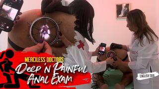 Doctors Nara and Syl examine a patient's ass really deep (1080 EN-sub) - Anal Domination - Doctor Fetish - Foot Humiliation - Anal Toys -