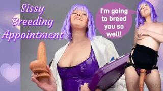 Sissy Breeding Appointment - A Strap-On fucking with alpha cum to impregnate you! - Female Domination, Femdom POV, Sissy Sluts, Sissification with Mistress Mystique Hoops - MP4