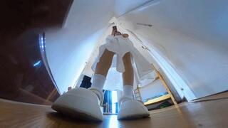 VR360 MIYA Giant Sneakers humiliate Dwarfs