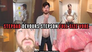 stepdad devours stepson full size vore