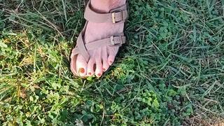 Tempest vents while flexing calves