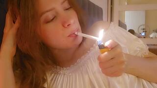 Chain smoking 8 cigarettes in bed beside you ;) muaa xx