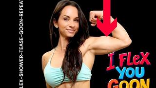 Flex Shower Tease Goon Repeat Ashley Sinclair