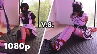 Lisa & Naerol: Bondage escape challenge - 1080p