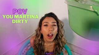 Punish me with slime and pie, filmed in POV