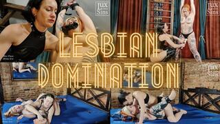 Lesbian Domination - Miss Flora and Divine Eve - Spanking, Strapon Fuck, Tickling, Orgasm Control and Height Comparison (MOV)