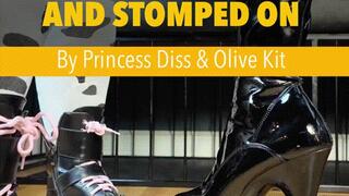 Tinies Get Crushed And Stomped On By Princess Diss Olive Kit