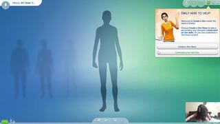 Creating my character Misha in The Sims 4