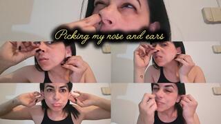 Poking+Exploring my nose and ears