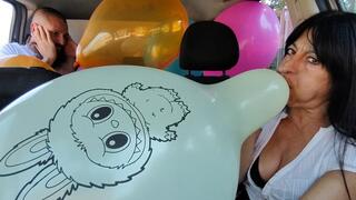 Terrified Boy Trapped with a Looner: Balloon Chaos in My Car!