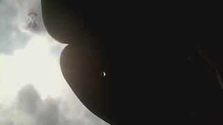 Golden Rain from the Divine Goddess: Giantess Piss on Tiny Below | Faceless Dominance, Sunlit Humiliation, Realistic Watersports