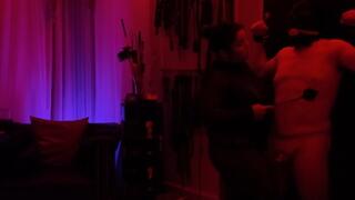 His first ever impact play scene - Real life Femdom scene