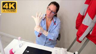 Your Sperm in My Plastic Container: Nurse Medical Handjob 4K