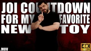 KingMarti: Jerk Off Countdown For My New Toy - 4k UHD 2160p - MOV
