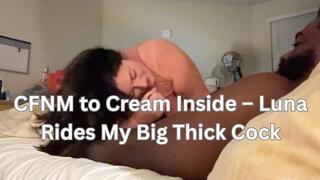 CFNM Turns Hardcore – Chubby Brunette Rides My Thick Cock to Creampie