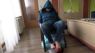 Smothering and Sniffing Smelly Feet and Socks