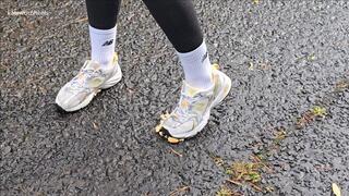 Sexy New Balance 530 Walkover, Twist and Stomp Cherry Bakewells into the Ground