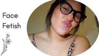 Gesturing with my facial expressions and my face for you