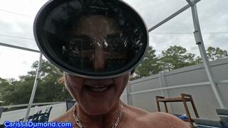 Carissa nude and in the pool-private dance for you
