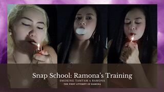 Snap School: Ramona’s Training - Smoking Tamtam x Ramona - Smoking Marlboro Red Cigarette - Tutorial and ASMR