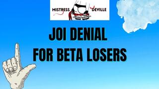 JOI denial for small dick losers