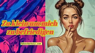Zu klein um mich zu befriedigen