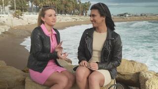 2 belles francaises se tapent un mec trouvé dans la rue