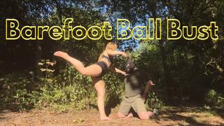 Barefoot Ball Bust (480p)