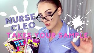 Nurse Cleo Takes Your Spunk Sample
