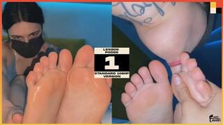 Shy Mexican Feet Worshipped By Tattooed Beauty - Lesbian Foot Worship - ASMR FOOT WORSHIP SOUNDS - LESBOS PODES VOL 1 - KATIA VS CATALINA - STANDARD VERSION - 1080P