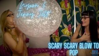 Nyxon & Jenny Jett Scary Scary Blow To Pop 540p