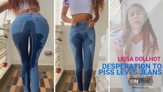 Desperation to piss levis jeans - Lissa