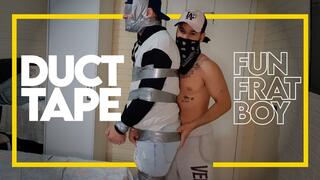 Duct Tape Fun with Frat Boy! (1080p) Gay Bondage - Gay Domination - Tape Bondage - Duct Tape - BDSM